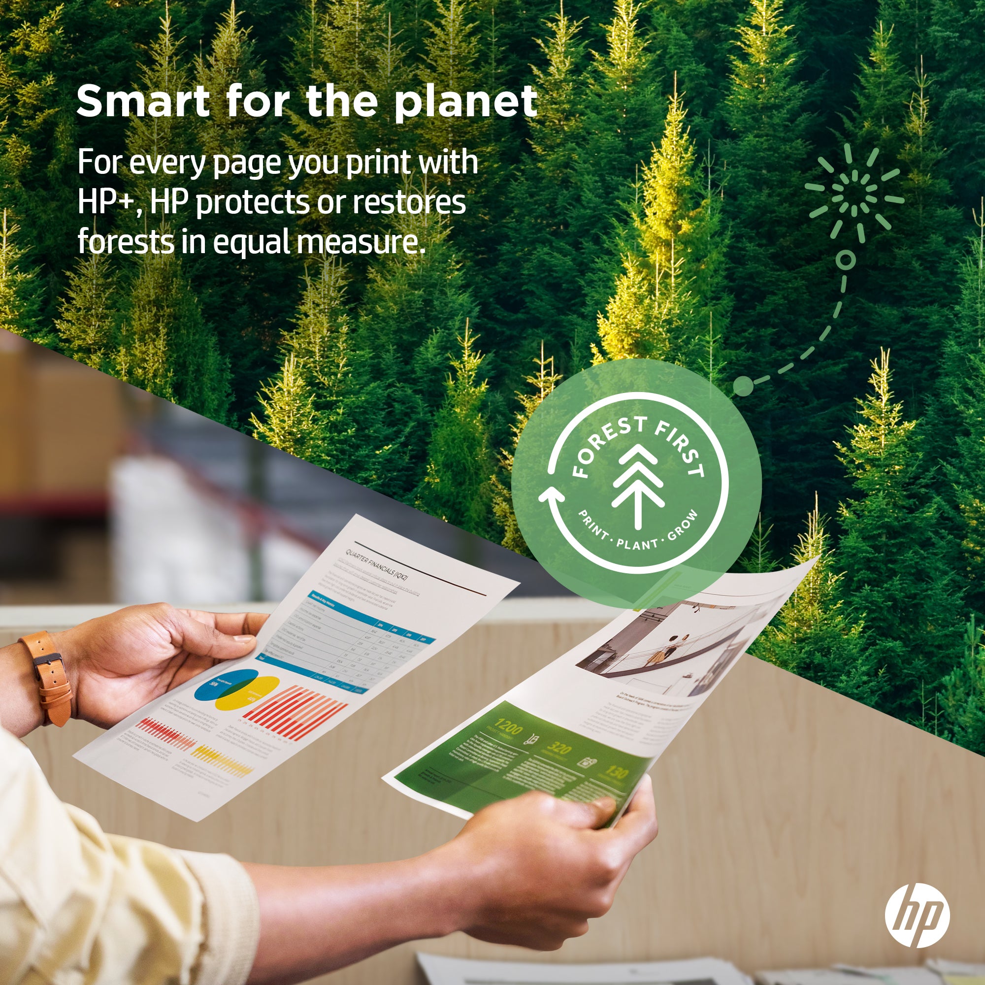 HP OfficeJet Pro 8024e Wireless All-in-One Color Printer, Instant Ink; Two-sided printing 229W8B#629
