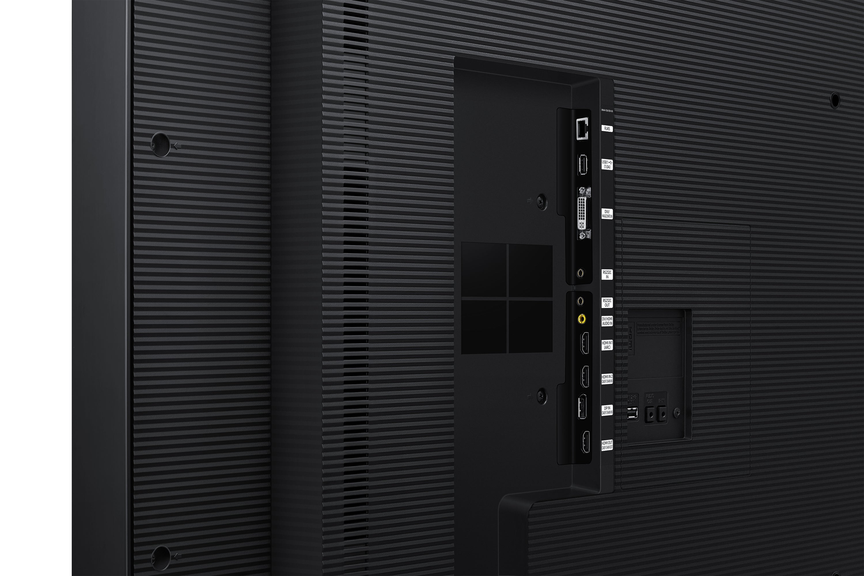 Samsung QM98T-B Digital signage flat panel 2.49 m (98") LCD Wi-Fi 500 cd/m² 4K Ultra HD Black Built-in processor Tizen 4.0 LH98QMTBPGCXEN