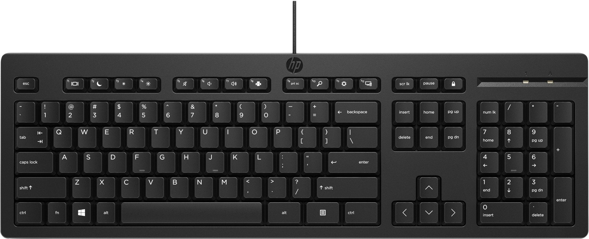 HP 125 toetsenbord QWERTY intl (USB bedraad) M27527 - L31 - Compridis