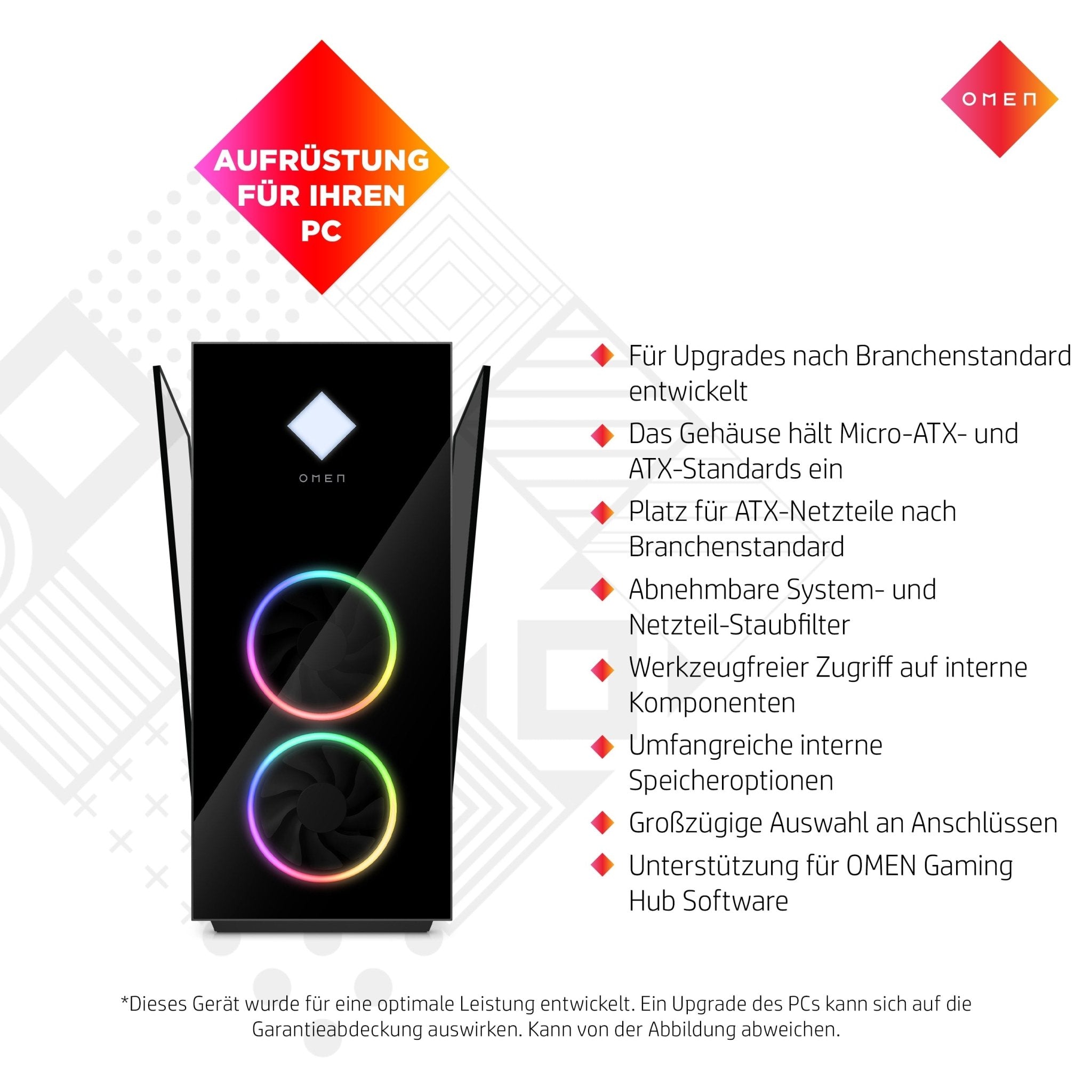 HP OMEN 40L GT21 - 1024ng 800M8EAABD - Compridis