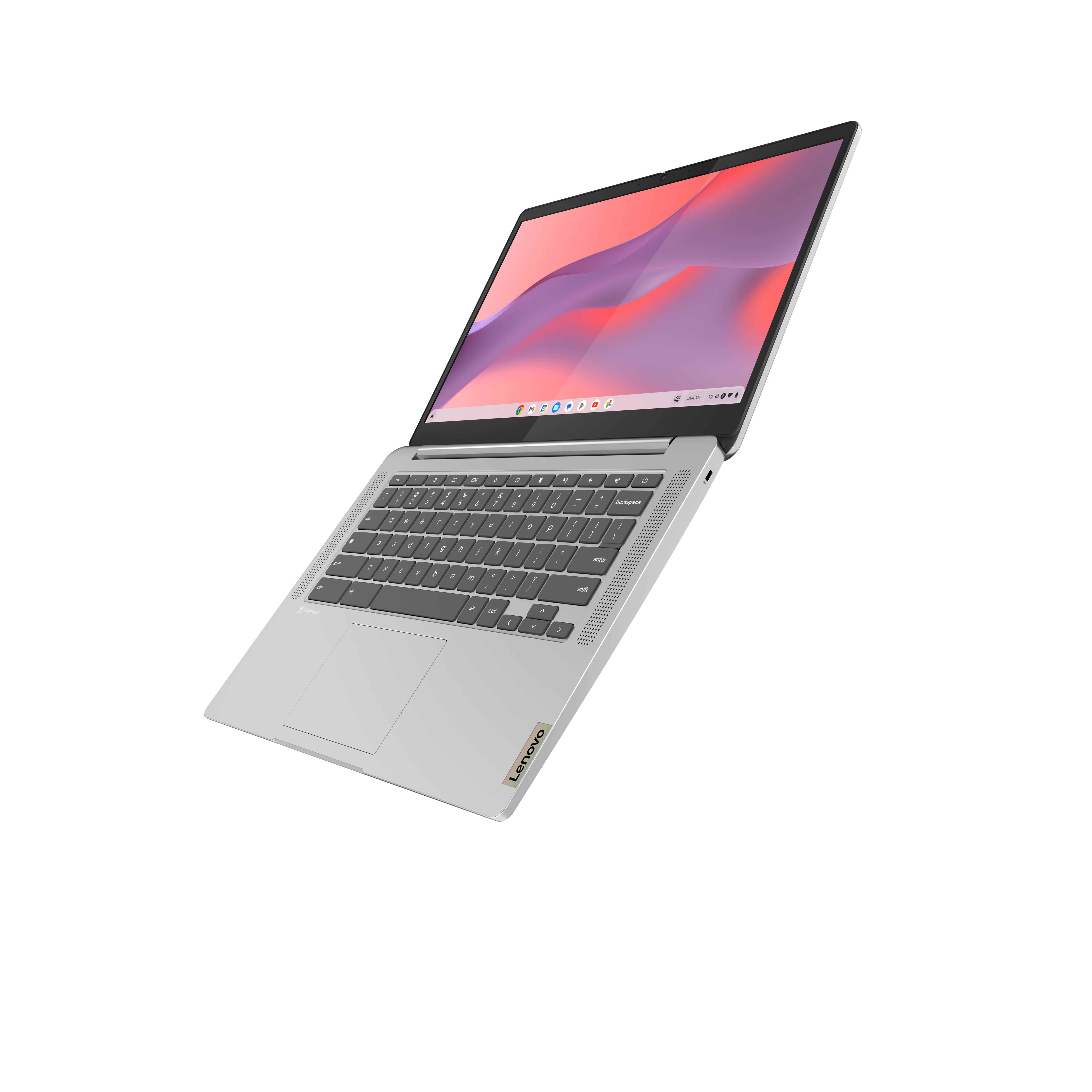 Lenovo IdeaPad Slim 3 Chrome 14M868 MediaTek Kompanio 520 Chromebook 35.6 cm (14") Full HD 4 GB LPDDR4x-SDRAM 128 GB eMMC Wi-Fi 6 (802.11ax) ChromeOS French Grey 82XJ003JFR