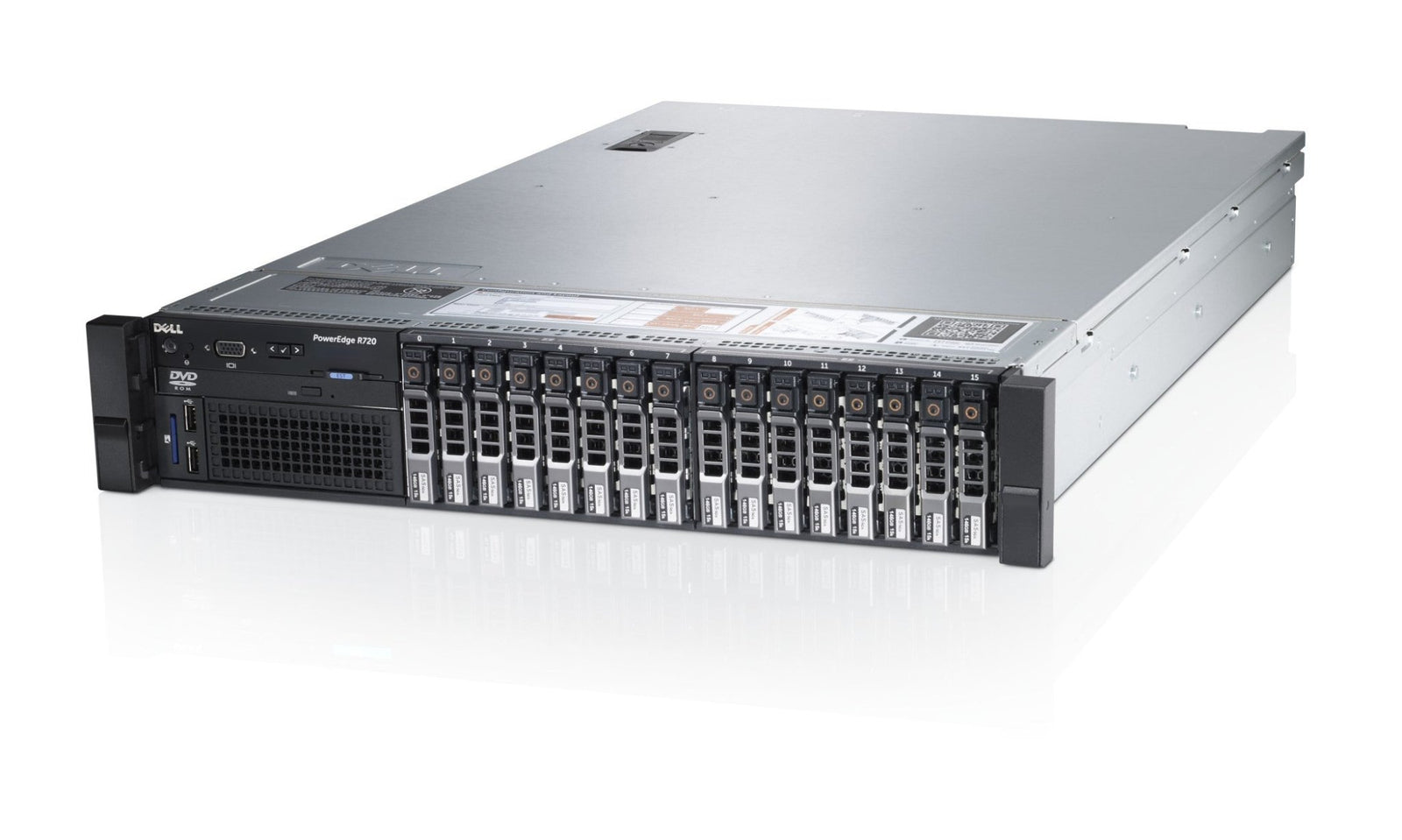 DELL PowerEdge R720XD 2x E5 - 2660 256GB DDR3 21x 300GB PowerEdge - R720XD - QPV01 - Compridis