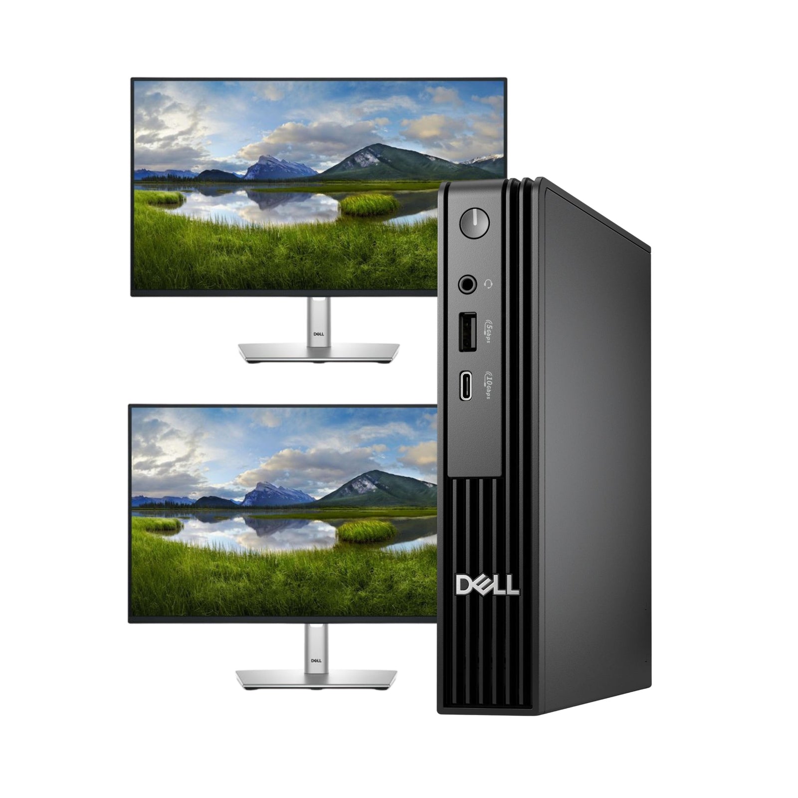 DELL Pro Micro QCM1250 20PN3 i5-14500T 16GB 512GB SSD + 2x P2425H - Compridis