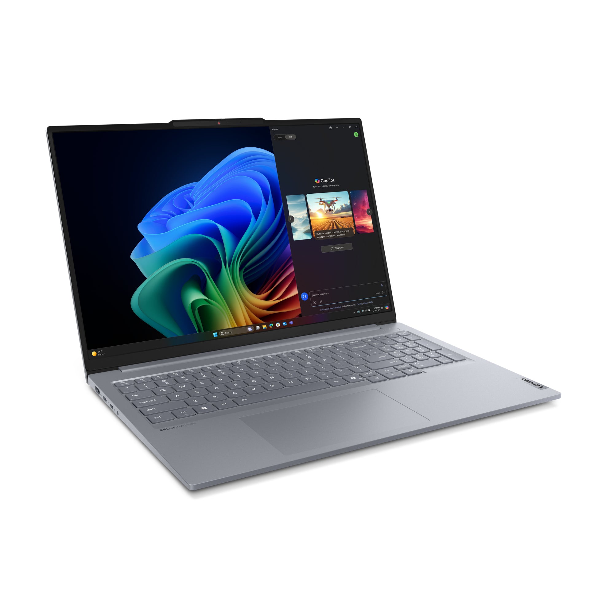 ThinkBook 16 G7 QOY - 16 inch - Snapdragon X Plus X1P-42-100 - 16GB RAM - 512GB SSD - Windows 11 Pro 21NH000BMH
