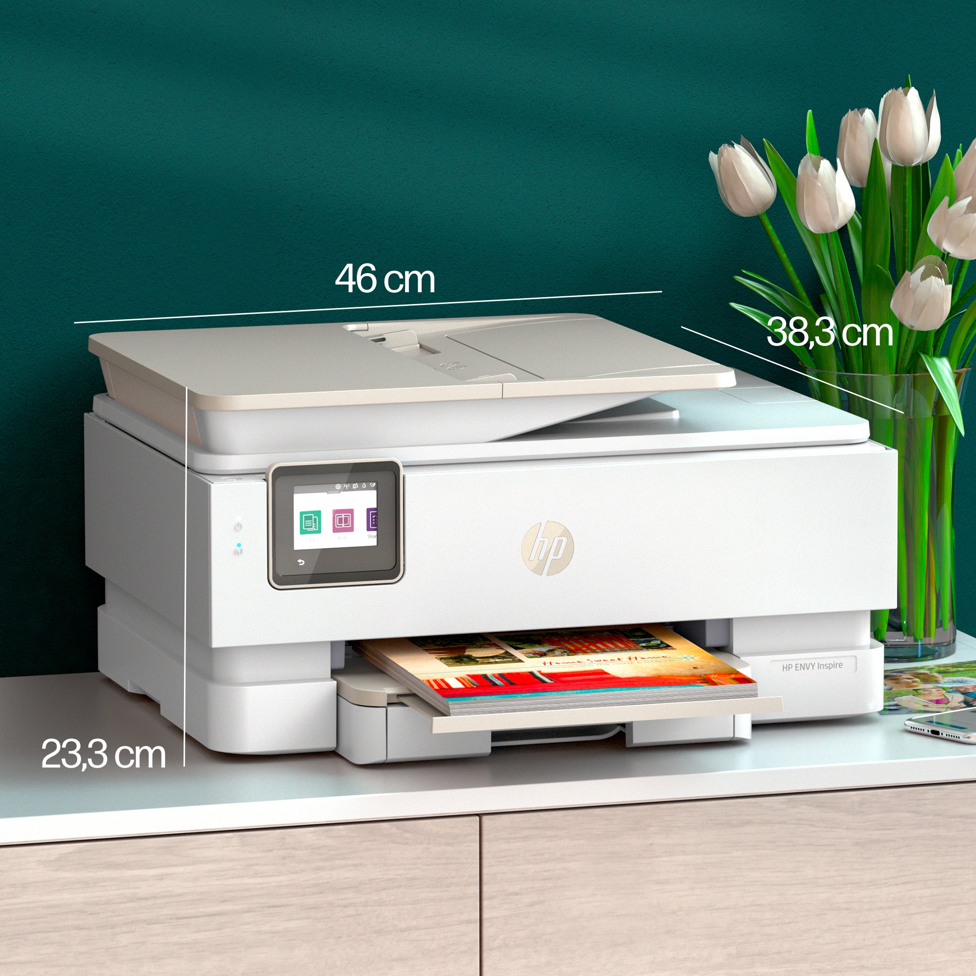 HP ENVY Inspire 7924e Draadloos All - in - One Kleur Printer, Instant Ink; Foto's printen 349W0B629 - Compridis