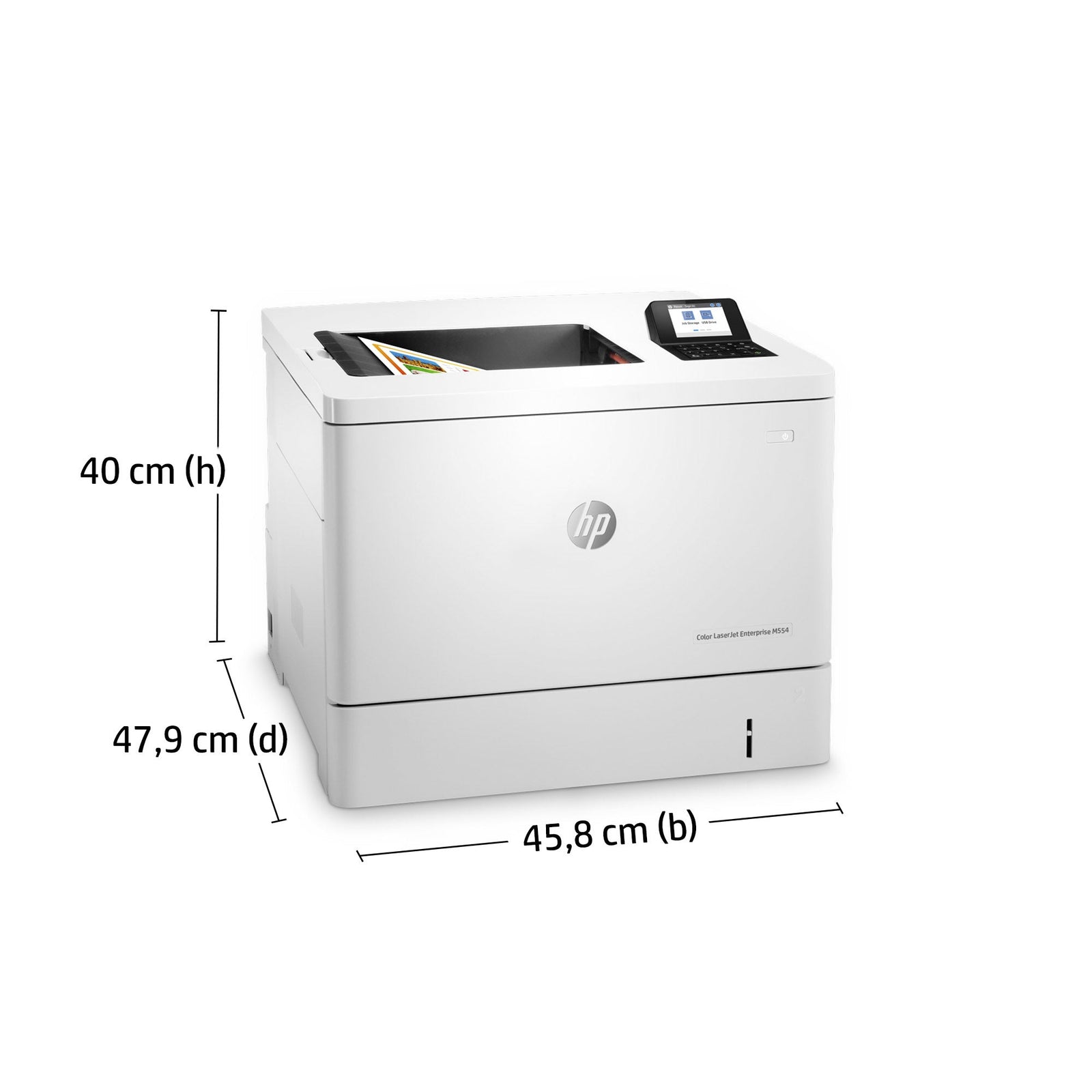HP Color LaserJet Enterprise M554DN 7ZU81A – 33 ppm kleuren A4 laserprinter - Compridis