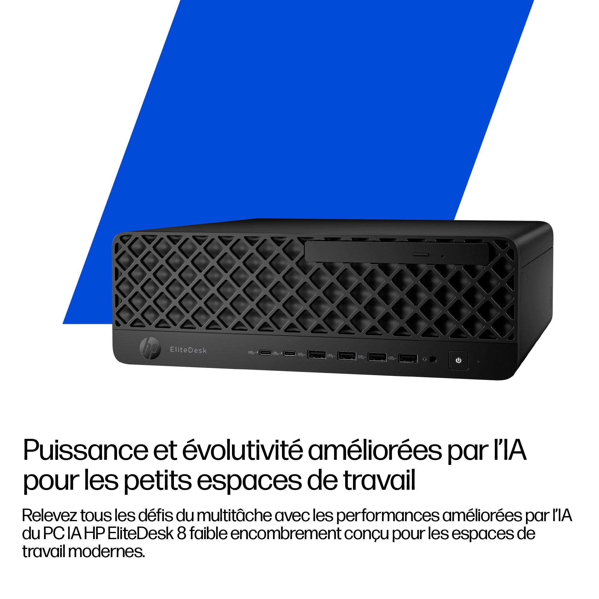 HP EliteDesk 8 G1i AI SFF Core Ultra 7 265 16GB 512GB Zwart - Compridis