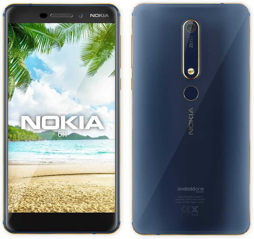 Nokia 6.1 14 cm (5.5") Android 9.0 4G USB Type-C 3 GB 32 GB 3000 mAh Blue 11PL2L01A06