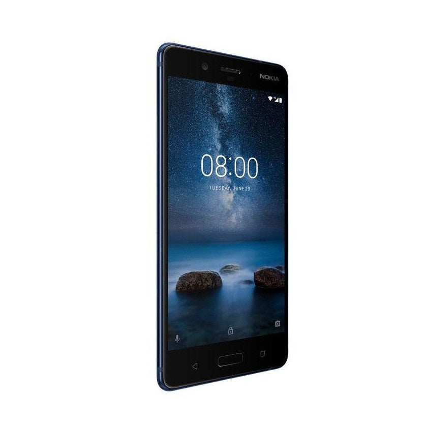 Nokia 8 13.5 cm (5.3") Single SIM Android 7.1.1 4G USB Type-C 6 GB 128 GB 3090 mAh Blue 11NB1L01A30