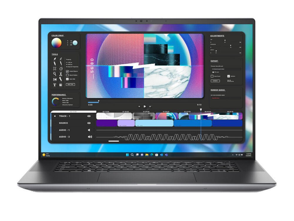DELL Precision 5680 I9 - 13900H 64GB 16" 2TB RTX 2000 W11P QWERTY uk 210 - BGWL - Compridis