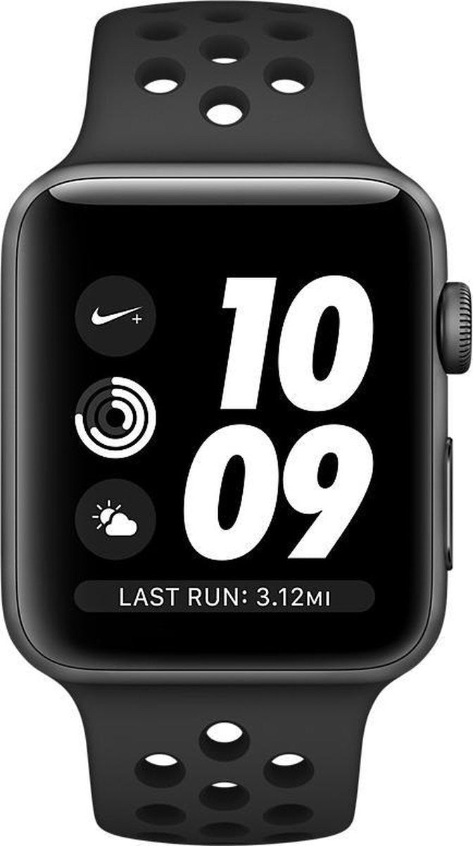 Apple Watch Nike+ OLED 42 mm Digital 312 x 390 pixels Touchscreen Silver Wi-Fi GPS (satellite) MQL32ZD/A
