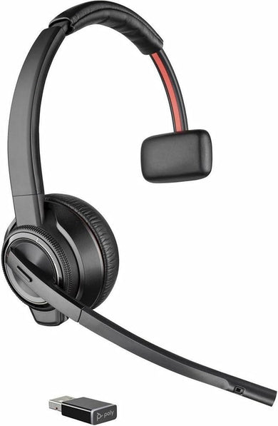 Poly W8210 Headset Draadloos Hoofdband Kantoor/callcenter Bluetooth Oplaadhouder Zwart 211423 - 03 - Compridis