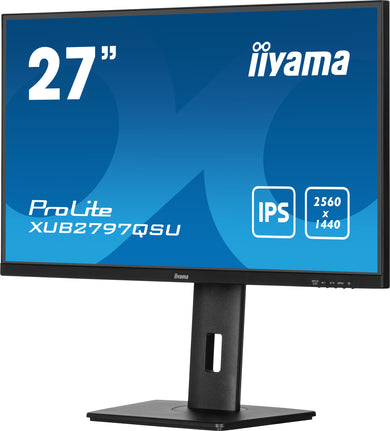 IIYAMA ProLite XUB2797QSU-B2 27″ QHD IPS 100Hz Monitor – Black