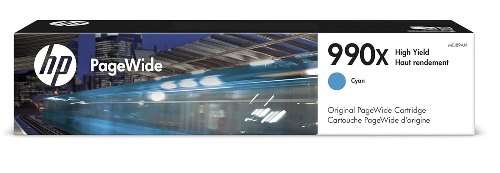 HP 990X Cyan Original PageWide Cartridge M0J89AN