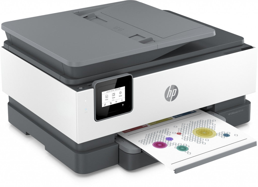 HP OfficeJet 8014e Wireless All-in-One Color Printer, Instant Ink; Two-sided printing 228G0B#629