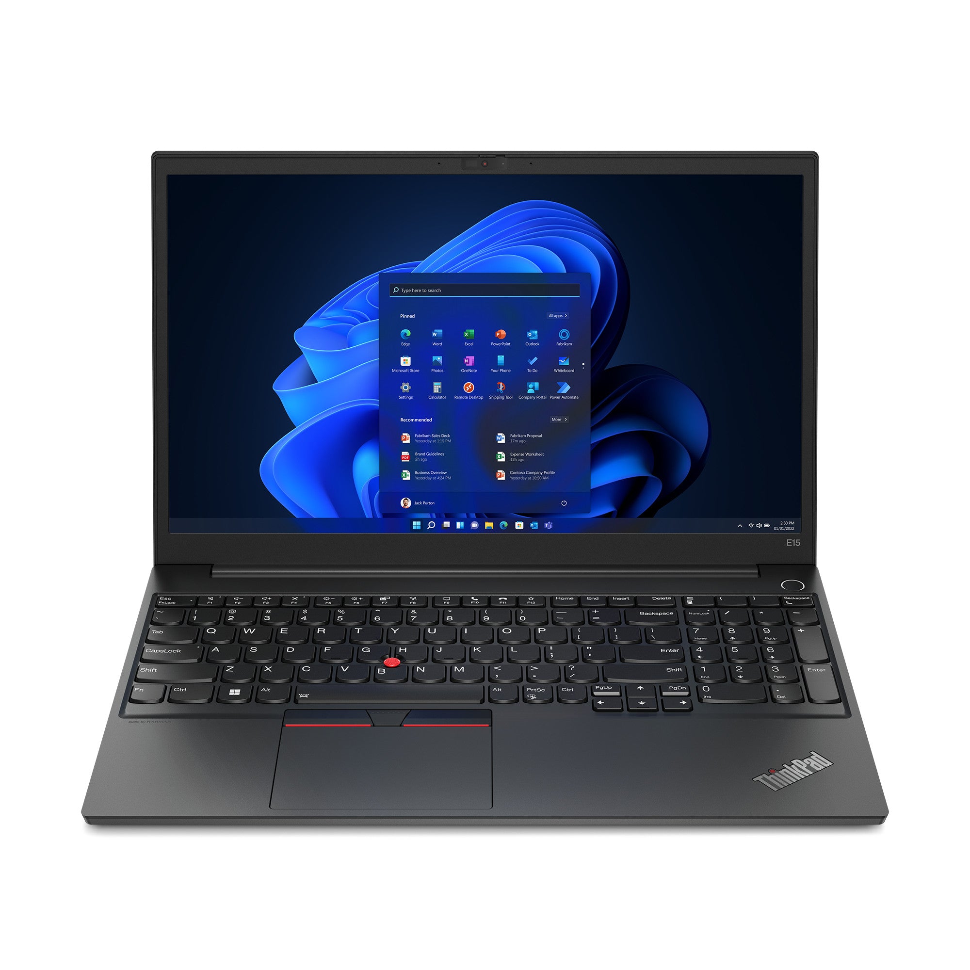 Lenovo ThinkPad E15 Gen 4 (Intel) Intel® Core™ i7 i7-1255U Laptop 39.6 cm (15.6") Full HD 16 GB DDR4-SDRAM 512 GB SSD Wi-Fi 6 (802.11ax) Windows 11 Pro German Black 21E60050GE