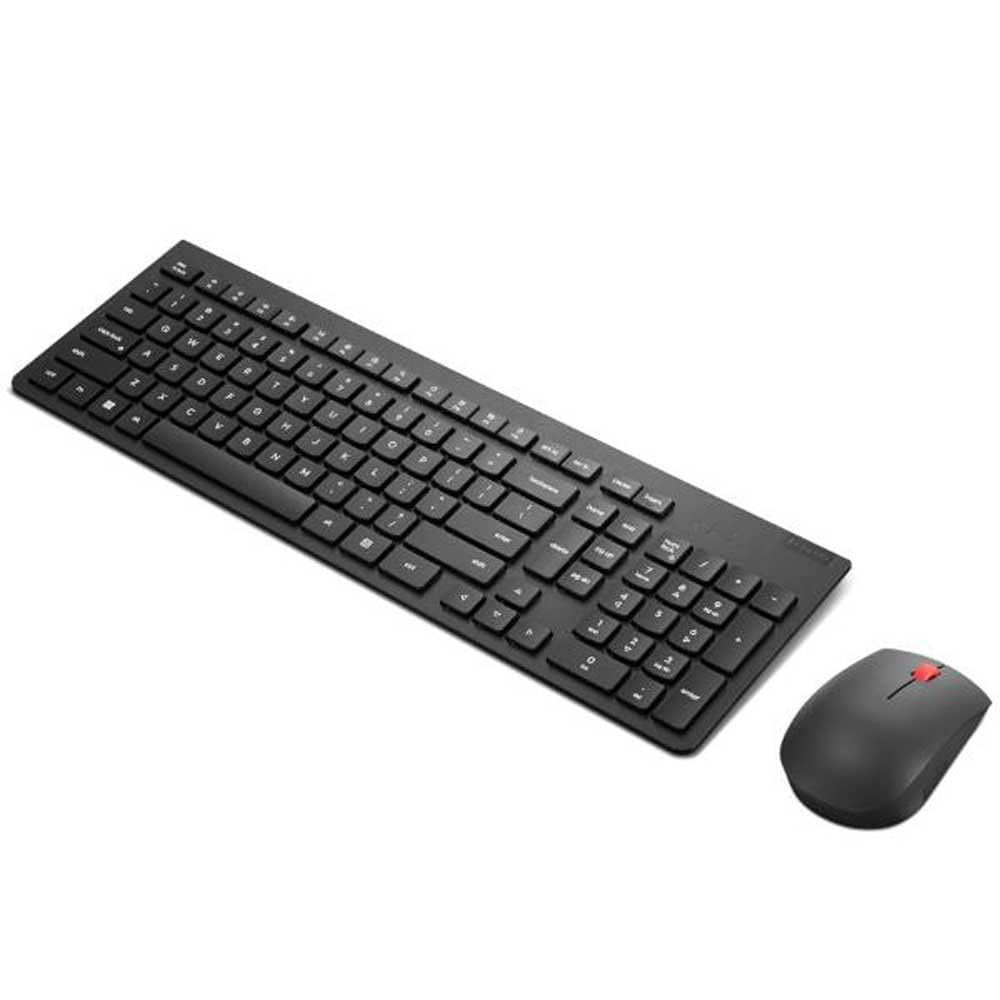 Lenovo 4X31N50739 keyboard Mouse included Universal RF Wireless QWERTY Spanish Black 4X31N50739