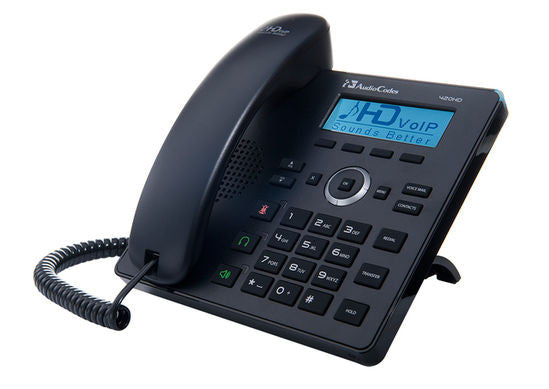 AudioCodes 420HD IP phone Black 2 lines LCD UC420HDEG