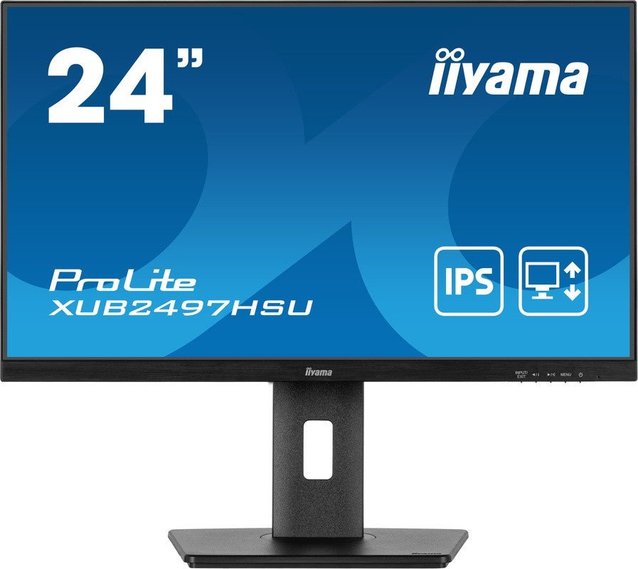iiyama ProLite XUB2497HSU - B1 computer monitor 61 cm (24") 1920 x 1080 Pixels Full HD LED Zwart XUB2497HSU - B1 - Compridis