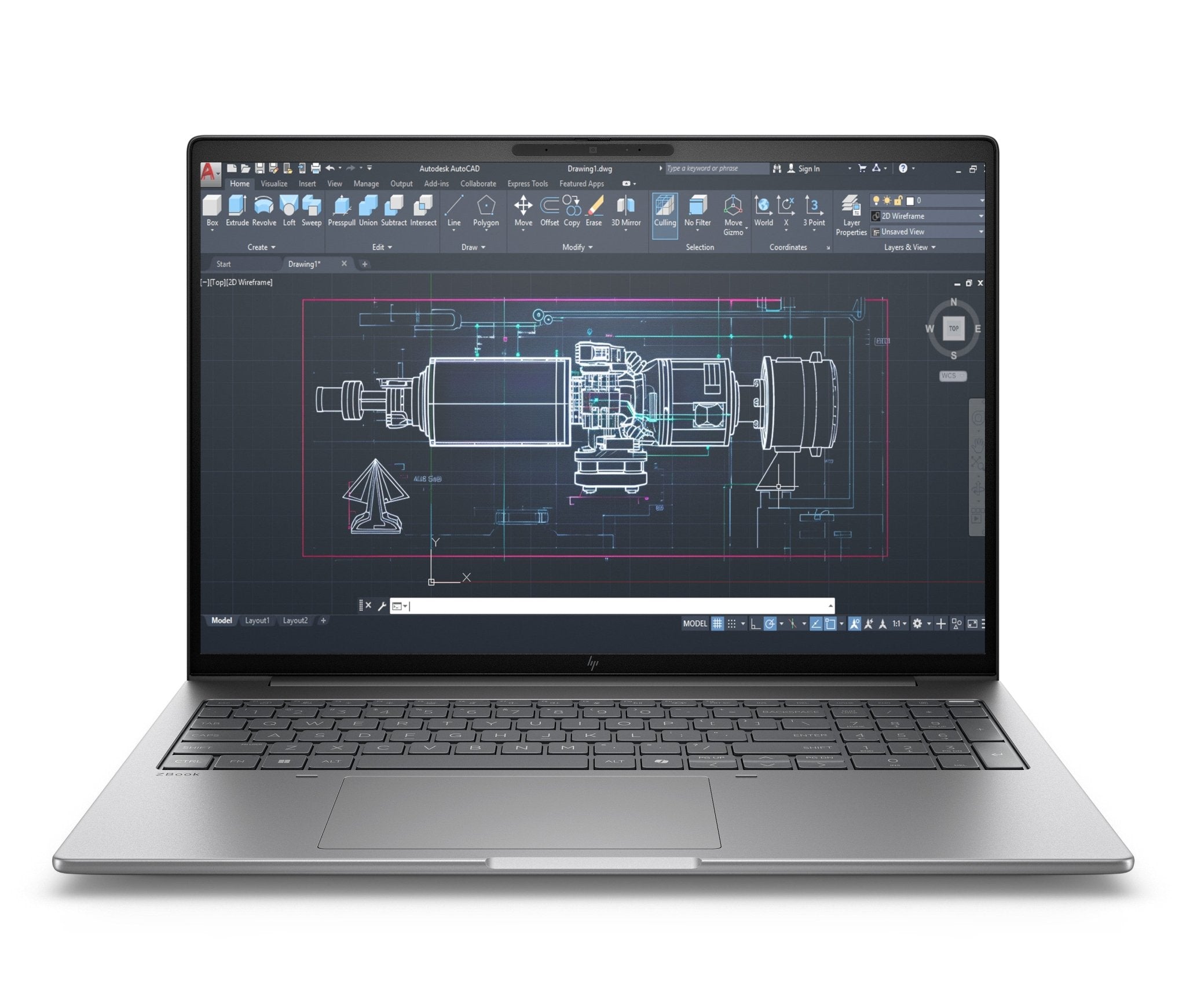 HP ZBook 8 G1I U7 255H/32GB/1TB/16" RTX500/QWERTY/W11H B72VBETABH - Compridis