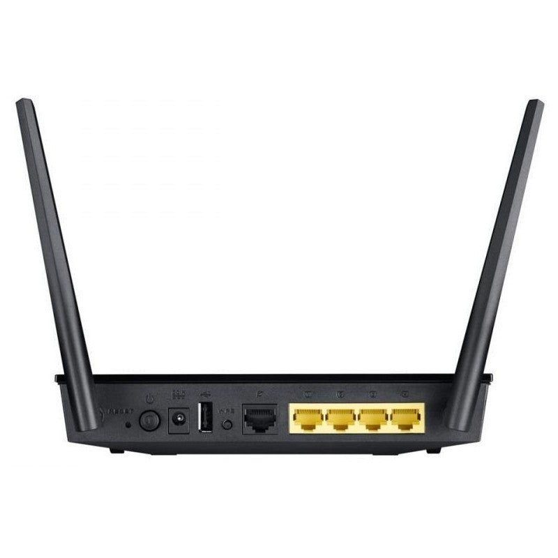 ASUS RT-AC750 wireless router Fast Ethernet Dual-band (2.4 GHz / 5 GHz) Black RT-AC750GF