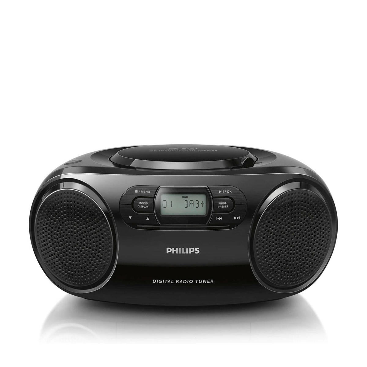 PHILIPS Portable Soundmachine with dab+ Radio/CD-player black AZB500/12