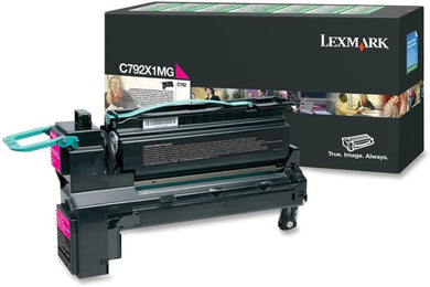 LEXMARK toner magenta hoge capaciteit (origineel) C792X1MG - Compridis