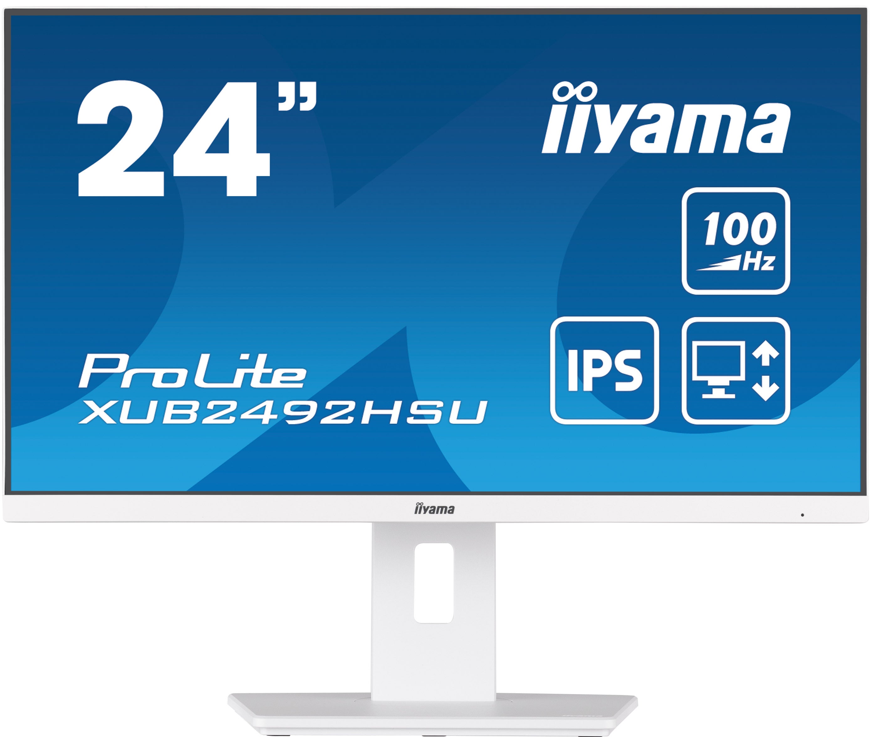 iiyama XUB2492HSU-W6 computer monitor 60.5 cm (23.8") 1920 x 1080 pixels Full HD LED White XUB2492HSU-W6