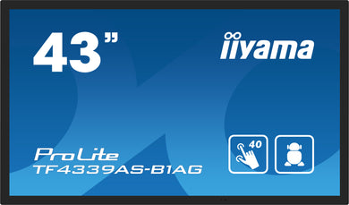 IIYAMA 43" Bonded pcap Anti-glare Bezel Free 40 TF4339AS-B1AG