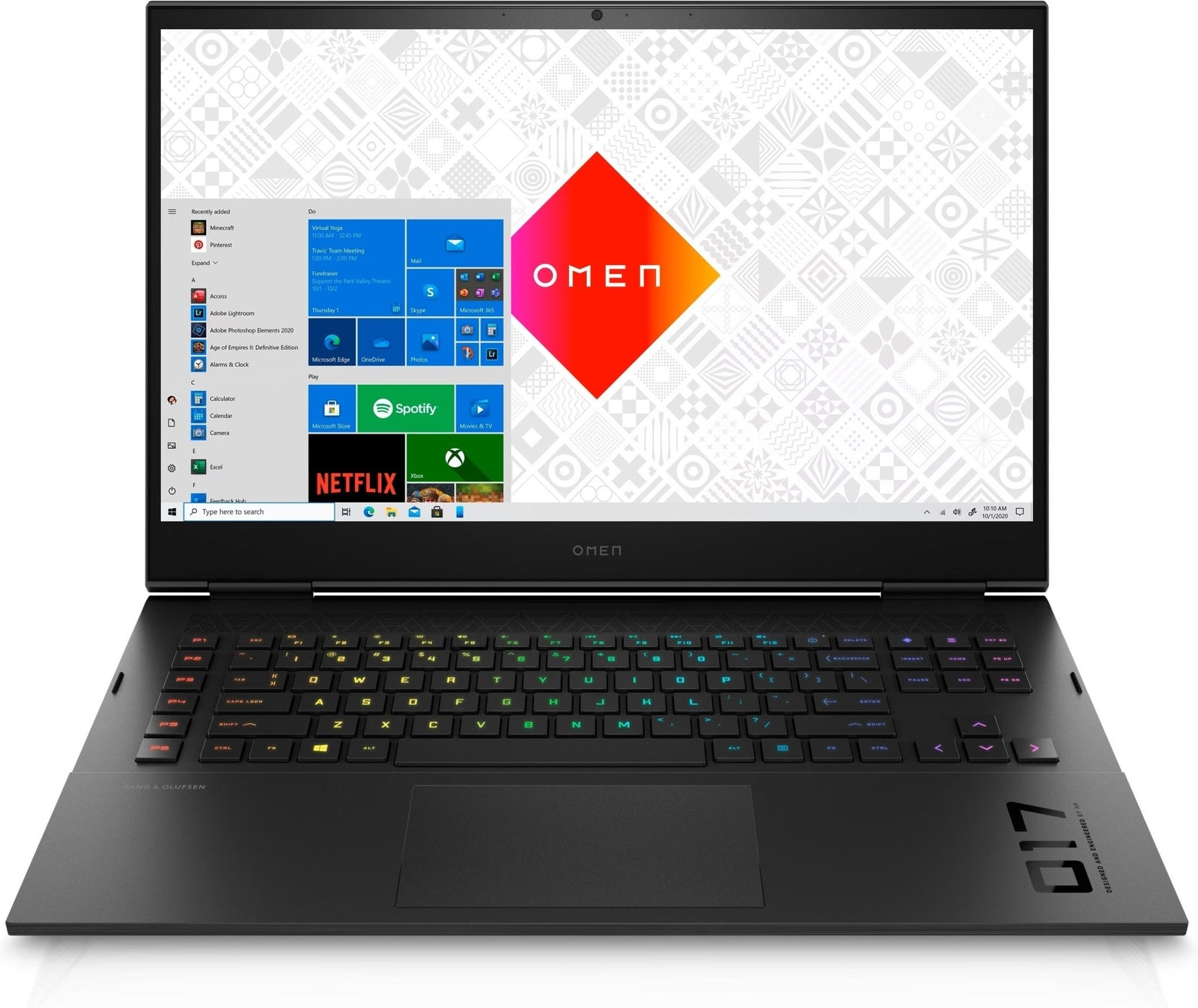 HP OMEN Omen 17 I7 - 11800H 16GB 512GB RTX 3060 Zwart 17,3" QWERTZ 4N8V2EAABD - Compridis