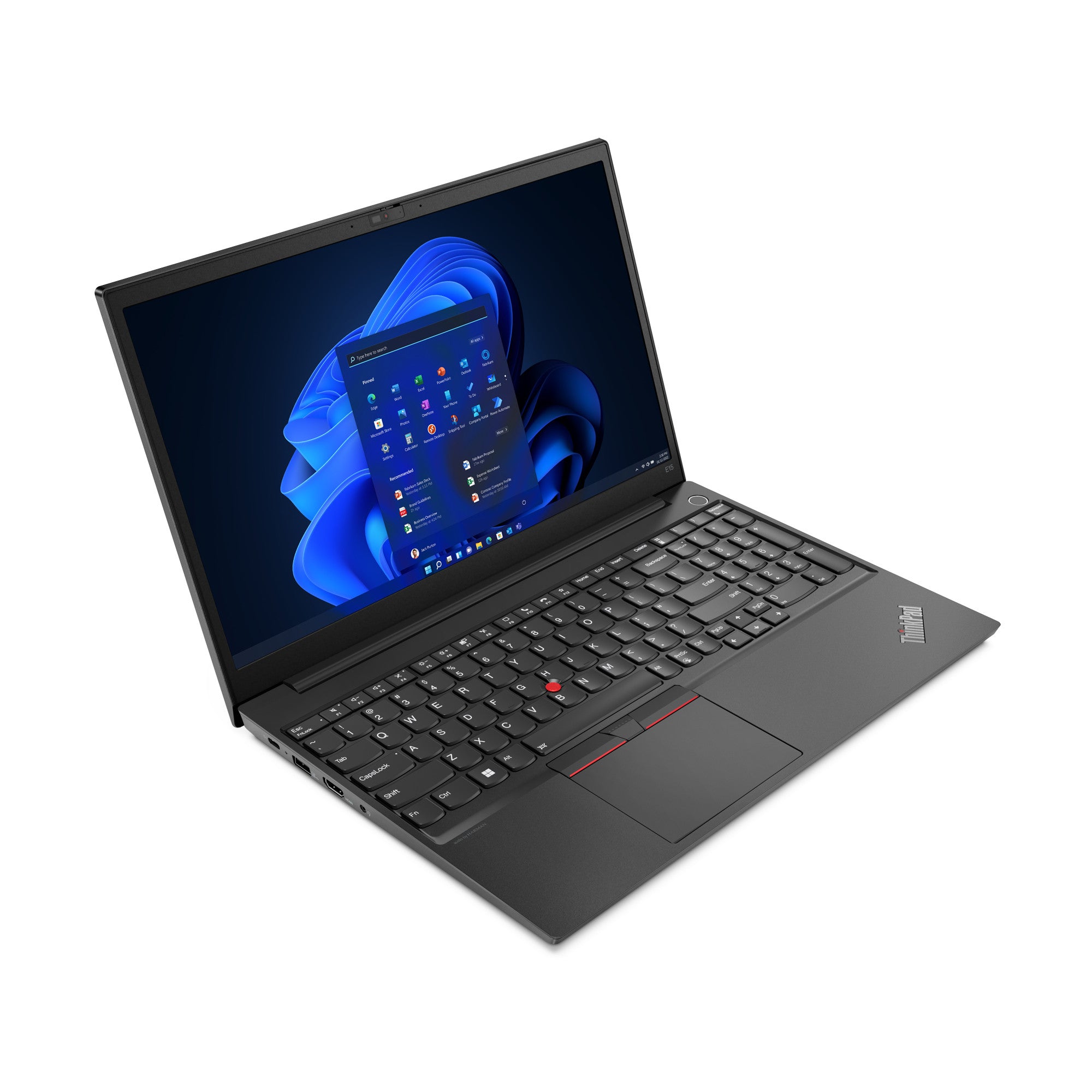 Lenovo ThinkPad E15 Gen 4 (Intel) Intel® Core™ i7 i7-1255U Laptop 39.6 cm (15.6") Full HD 16 GB DDR4-SDRAM 512 GB SSD Wi-Fi 6 (802.11ax) Windows 11 Pro German Black 21E60050GE