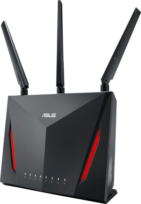 ASUS RT-AC2900 wireless router Gigabit Ethernet Dual-band (2.4 GHz / 5 GHz) Black 90IG0401-BO3010