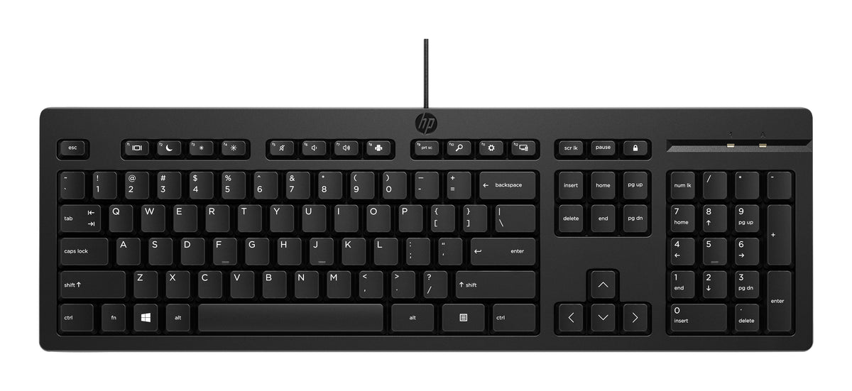 HP 125 wired keyboard QWERTY Danish 266C9AA#ABY