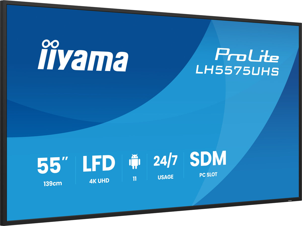 IIYAMA LH5575UHS-B2AG 55″ 4K UHD IPS Digital Signage 500 cd/m²