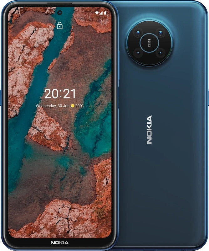 Nokia X20 16.9 cm (6.67") Dual SIM Android 11 5G USB Type-C 8 GB 128 GB 4470 mAh Blue 101QKSLVH002