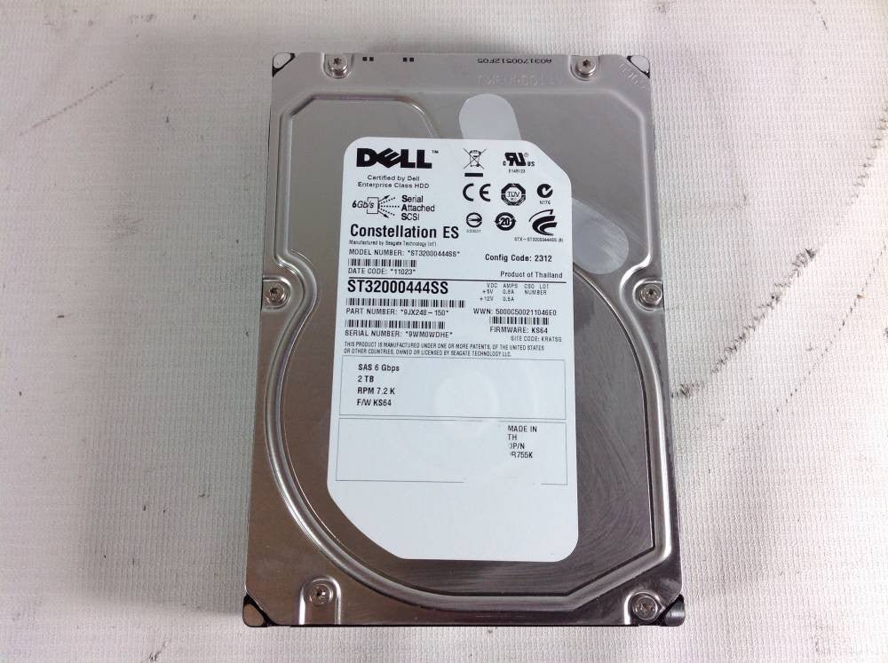 DELL Hard Drive 2000GB 7200 RPM 3.5 9JX248-150