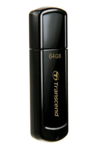 TRANSCEND 64GB USB2.0 Pen Drive Classic Black TS64GJF350