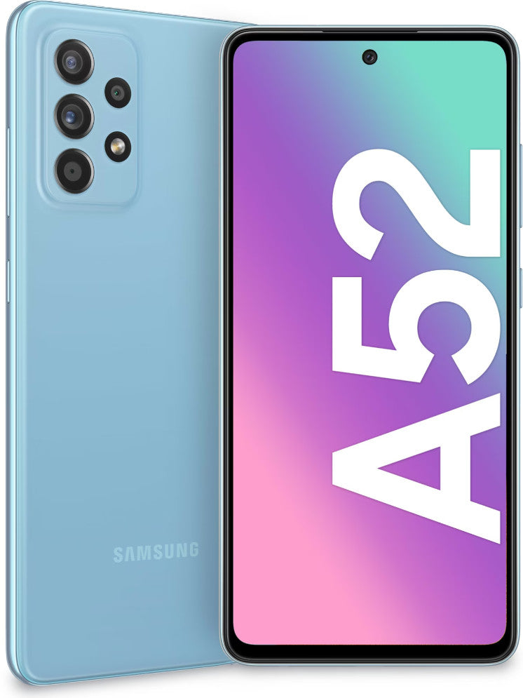 Samsung Galaxy A52 4G SM-A525F 16.5 cm (6.5") Dual SIM Android 11 USB Type-C 6 GB 128 GB 4500 mAh Blue SM-A525FZBGEUB