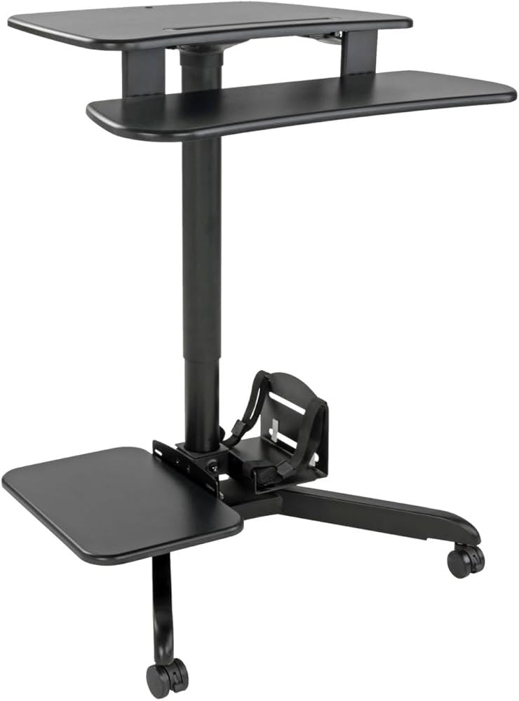 Tripp Lite Rolling Desk TV Monitor Cart Height Adjustable WWSSRDSTC