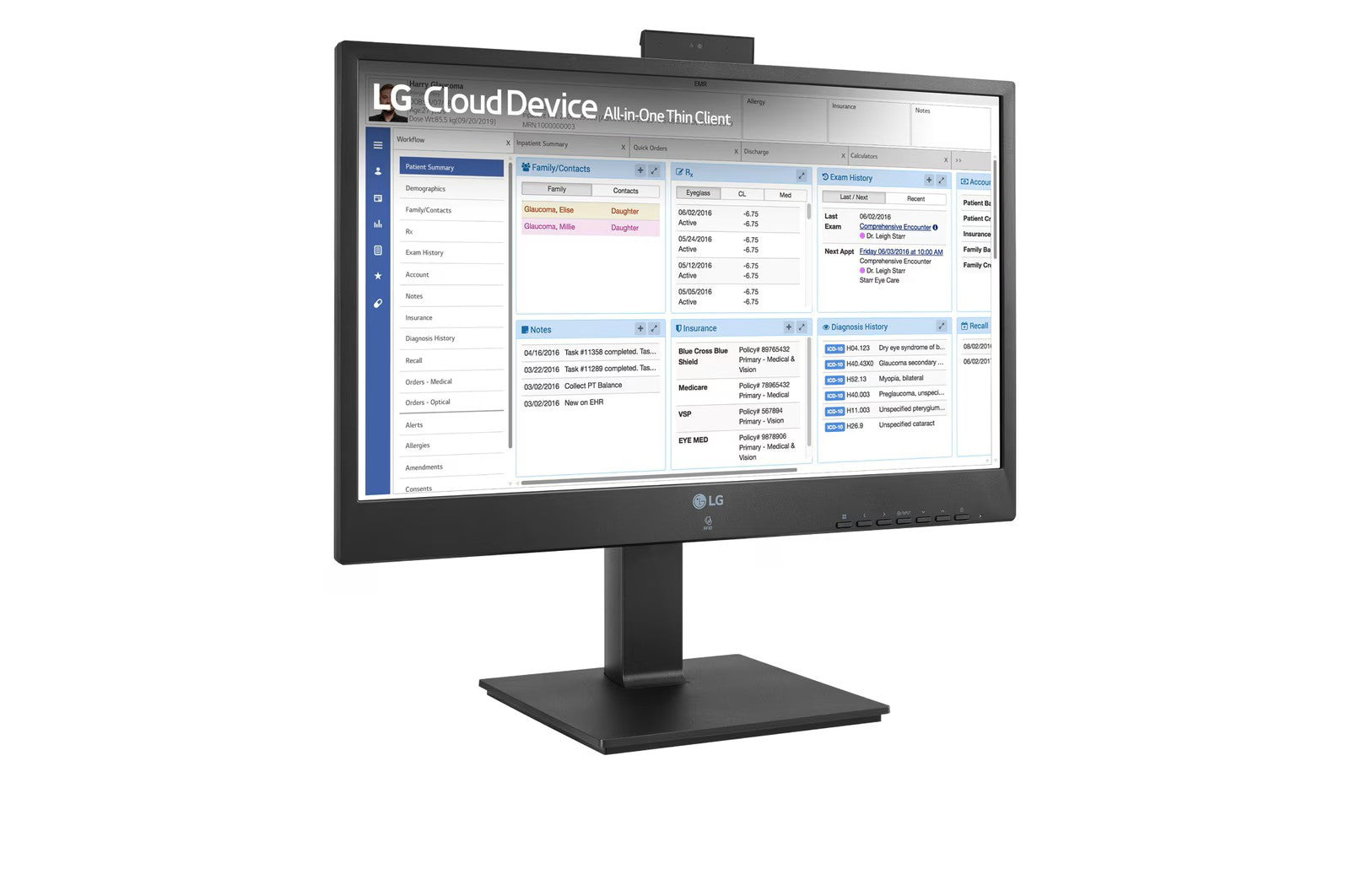 LG All-in-One Thin Client 24" FHD 24CR661N-2P