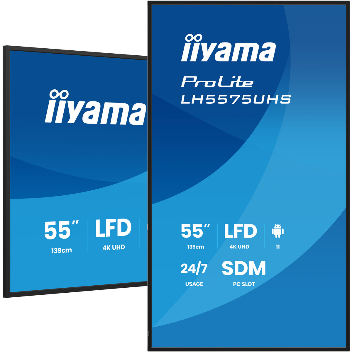 IIYAMA LH5575UHS-B2AG 55″ 4K UHD IPS Digital Signage 500 cd/m²
