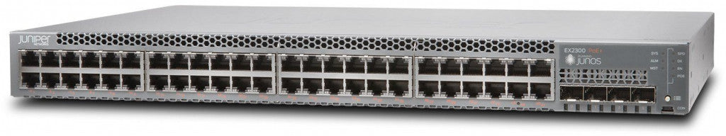 Juniper EX2300-48P network switch Managed L2/L4 Gigabit Ethernet (10/100/1000) Power over Ethernet (PoE) 1U Black EX2300-48P