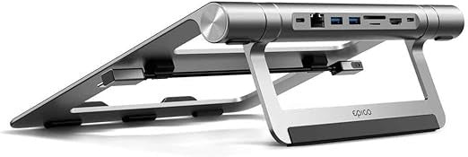 Epico USB-C Hub Multiport 8IN1 USB Type-C 5000 Mbit/s Silver 9915111900082