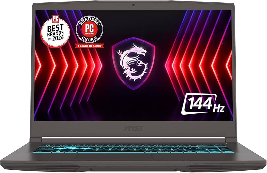 MSI Thin 15 B13UC-3073 Intel® Core™ i5 i5-13420H Laptop 39.6 cm (15.6") Full HD 16 GB DDR4-SDRAM 512 GB SSD NVIDIA GeForce RTX 3050 Wi-Fi 6E (802.11ax) Grey 0016R8-3073