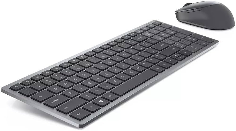 DELL Multi-Device Wireless Keyboard KM7120W-GY-SWI