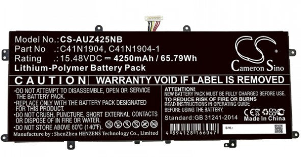 DLH battery C41N1904 for asus 66WH AASS4877-T066Y2