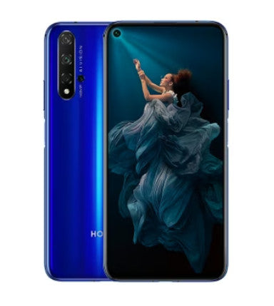 Honor 20 15.9 cm (6.26") Dual SIM Android 9.0 4G USB Type-C 6 GB 128 GB 3750 mAh Blue 51093VCB