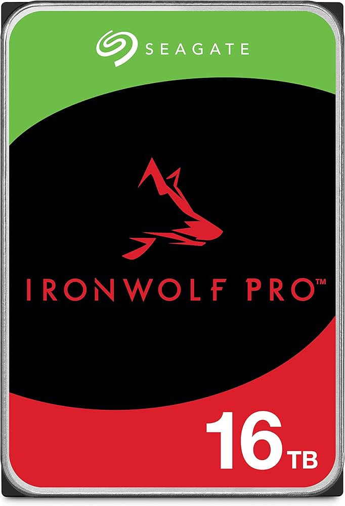 Seagate IronWolf Pro ST16000NT001 internal hard drive 16 TB 7200 RPM 256 MB 3.5" Serial ATA III ST16000NT001