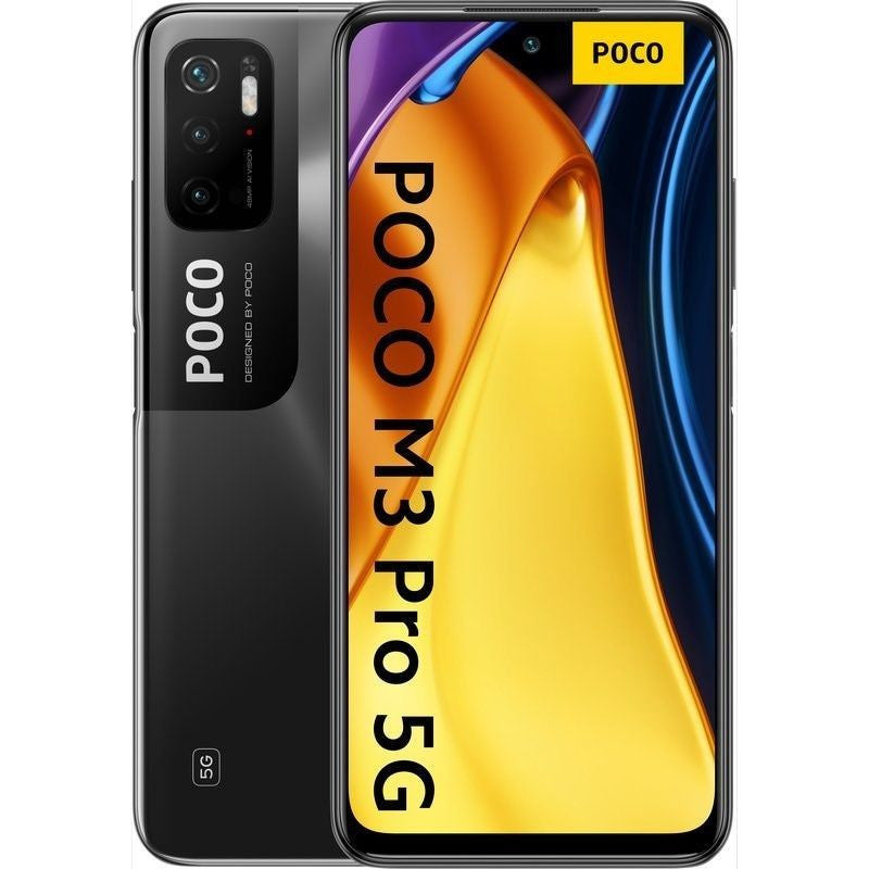 POCO M3 Pro 5G 16.5 cm (6.5") Hybrid Dual SIM Android 11 USB Type-C 4 GB 64 GB 5000 mAh Black MZB095EEU
