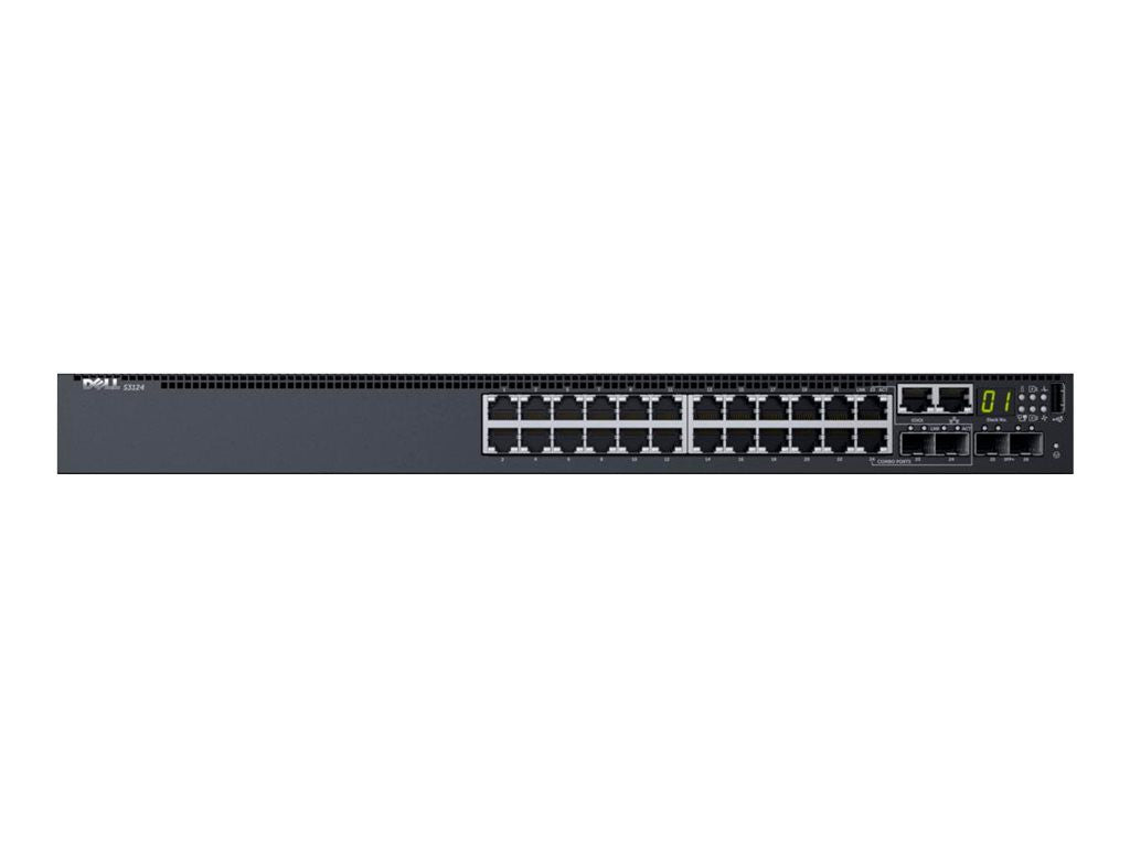 DELL PowerConnect S3124 Managed L2/L3 Gigabit Ethernet (10/100/1000) 1U Black 210-AIMQ